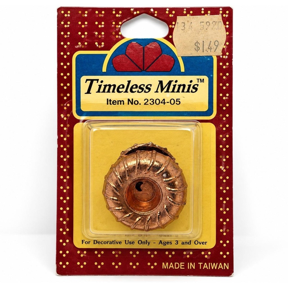 Timeless Minis 2304-05 Dollhouse Miniature Light Fixture NOS Taiwan Vintage